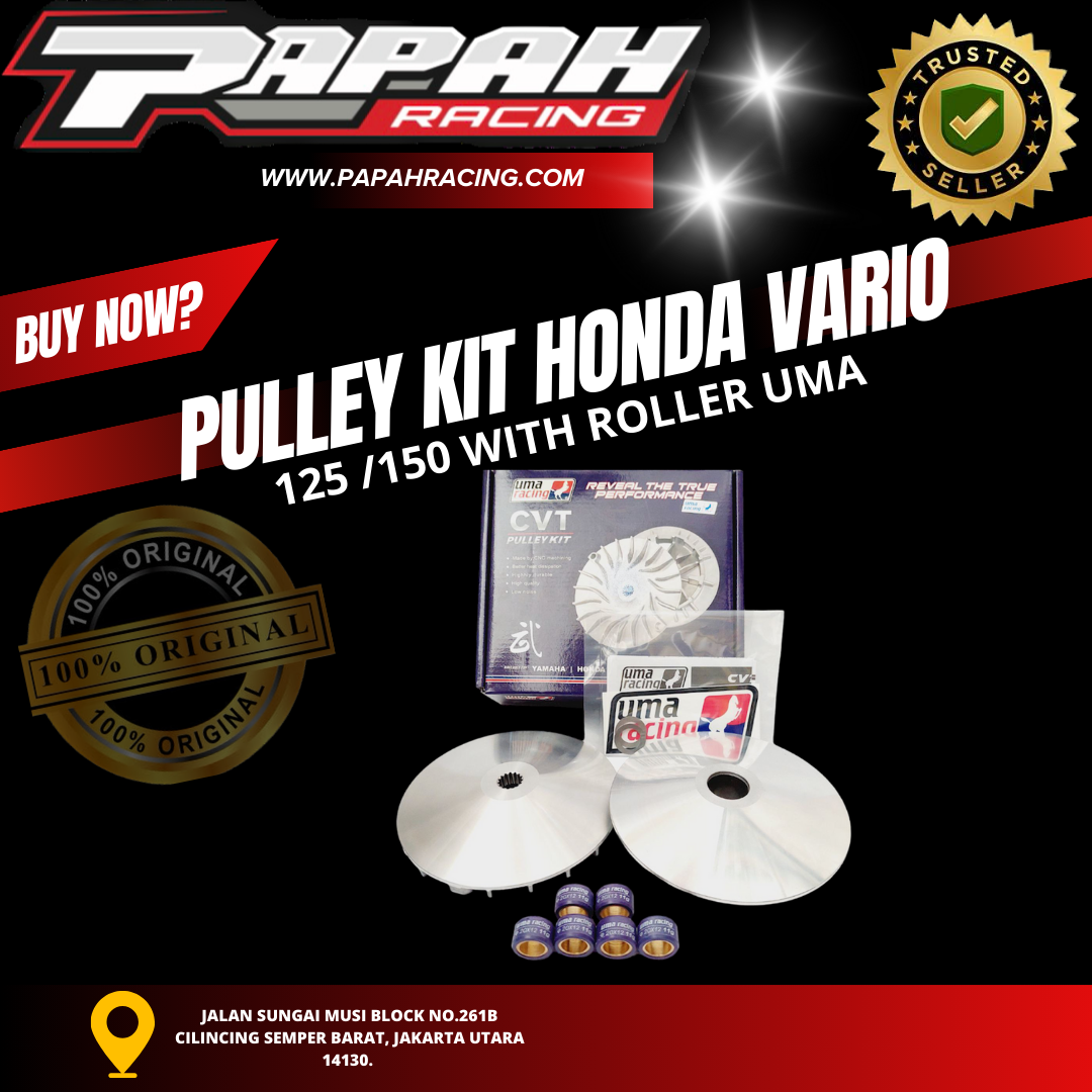 PULLEY KIT HONDA VARIO 125 /150 WITH ROLLER UMA
